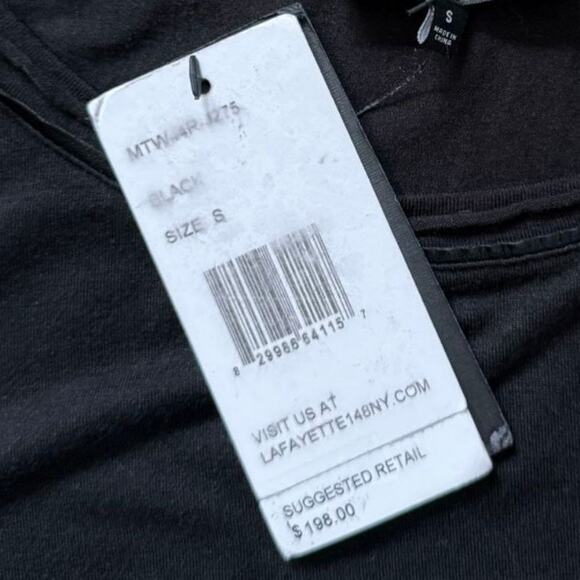 Lafayette 148 Black Top | Size S - Picture 4 of 6